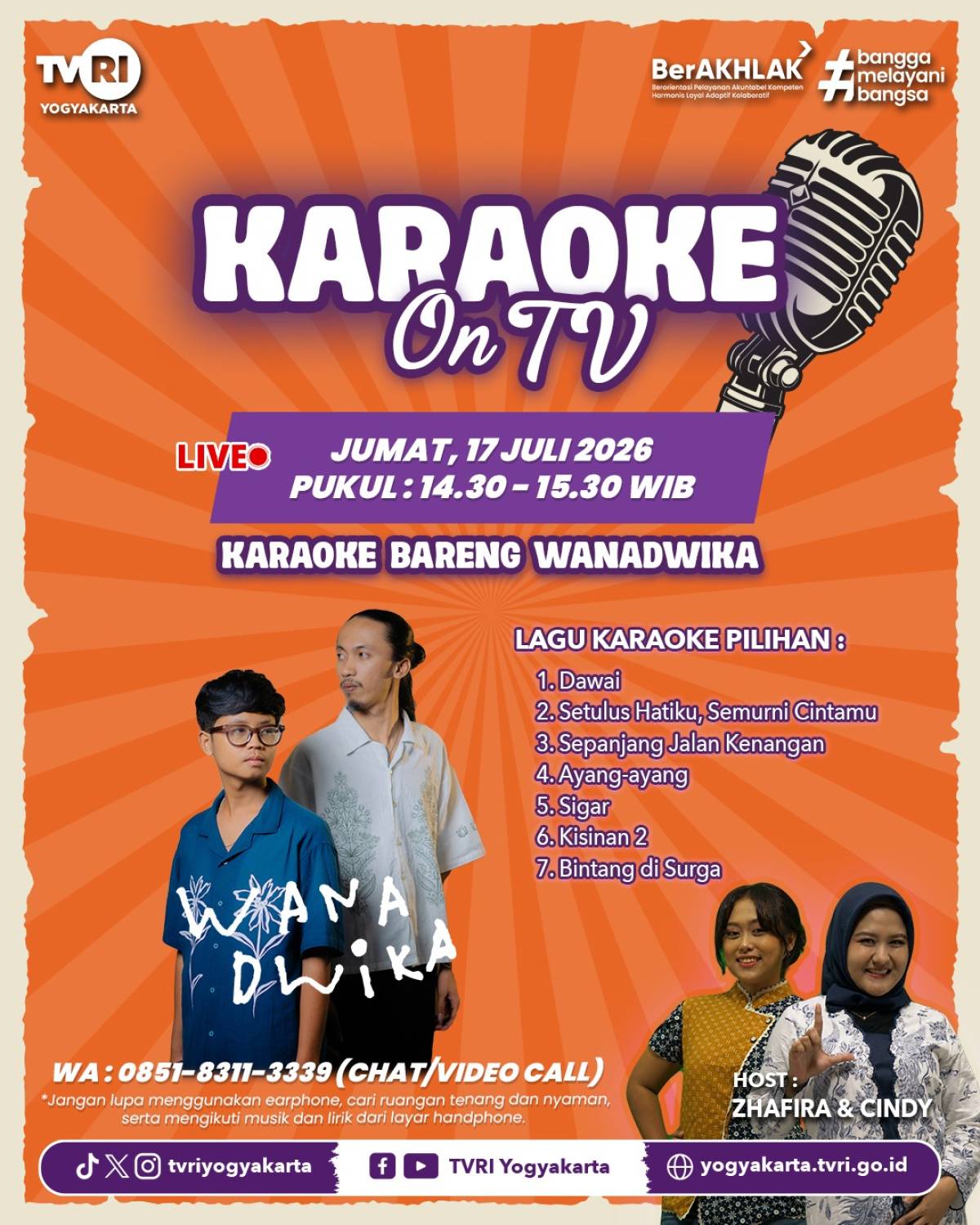 Karoke On TV 17 Juli 2026