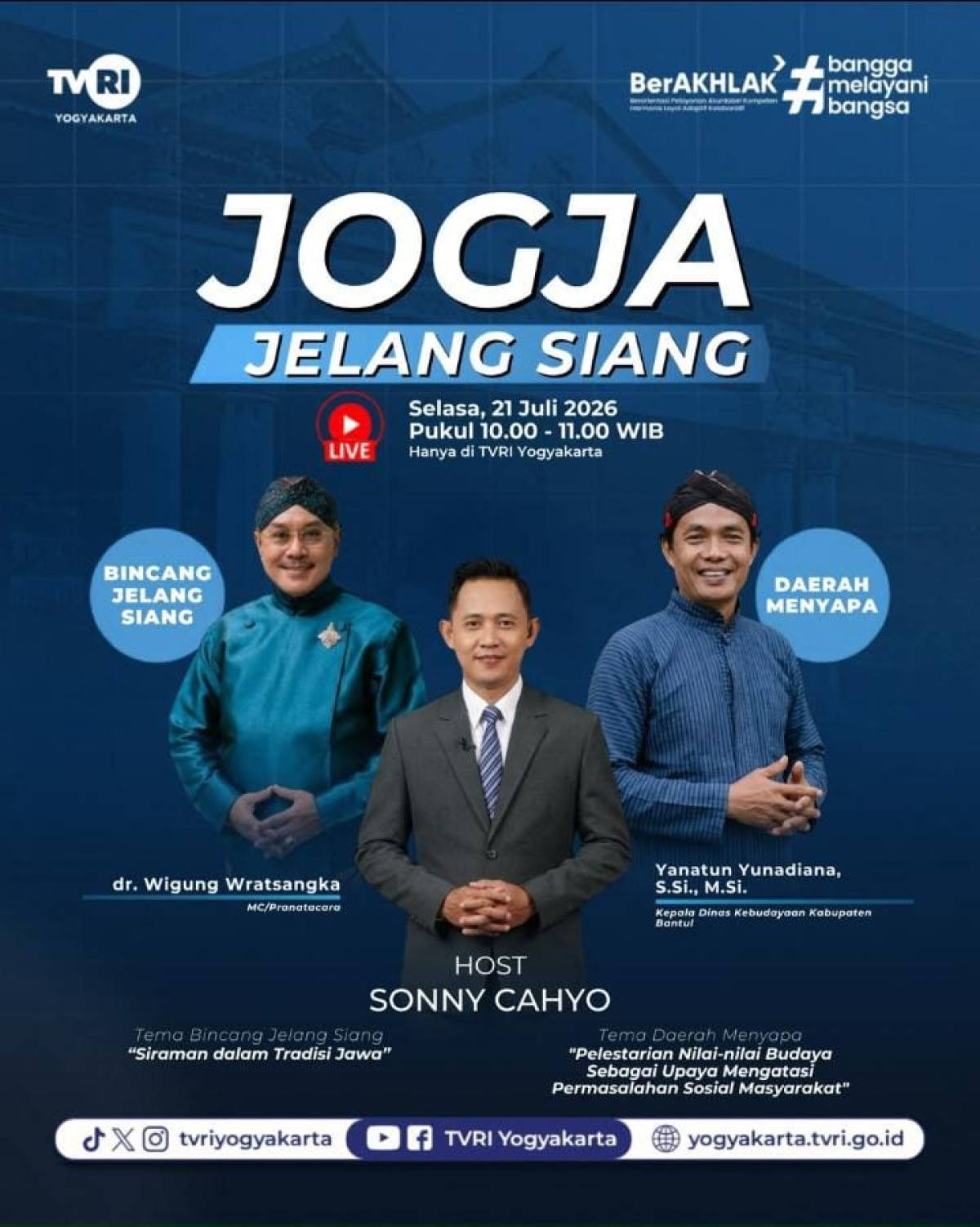 Jogja Jelang Siang 21 Juli 2026
