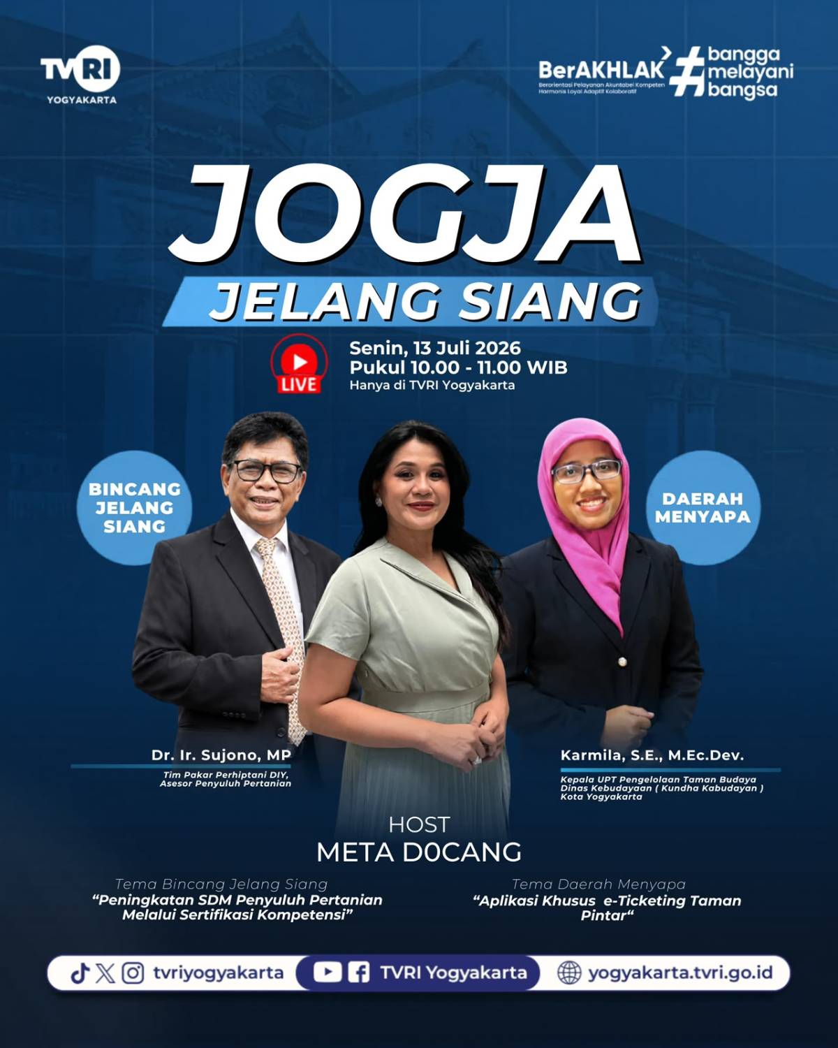 Jogja Jelang Siang, 13 Juli 2026