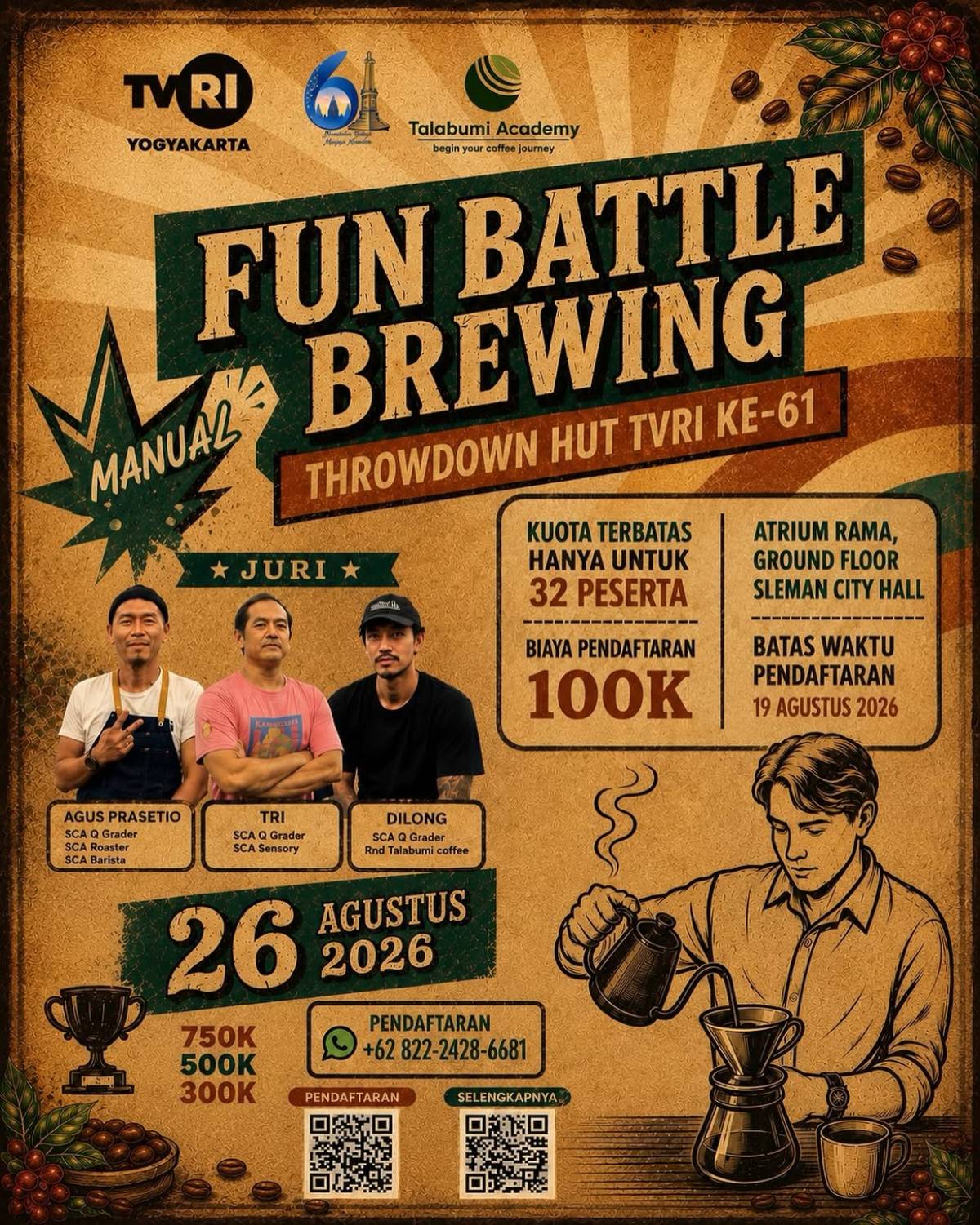 FUN BATTLE BREWING THROWDOWN HUT TVRI KE 61