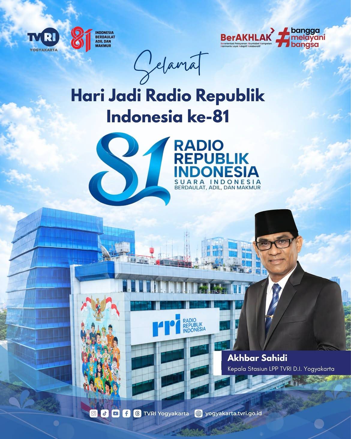 SELAMAT HARI JADI RADIO REPUBLIK INDONESIA KE-81