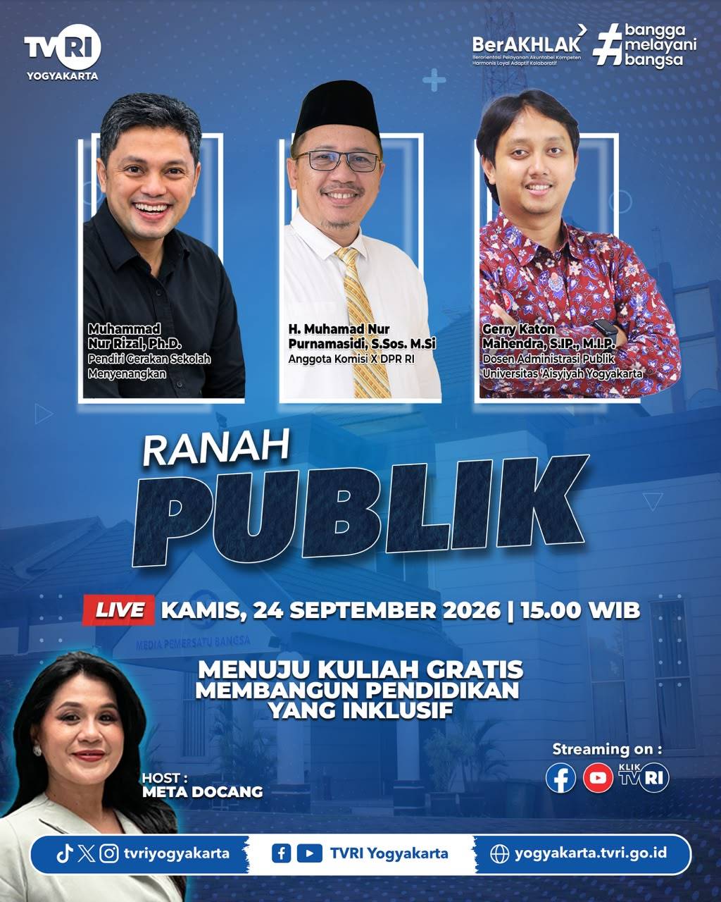 RANAH PUBLIK KAMIS, 28 SEPTEMBER 2026