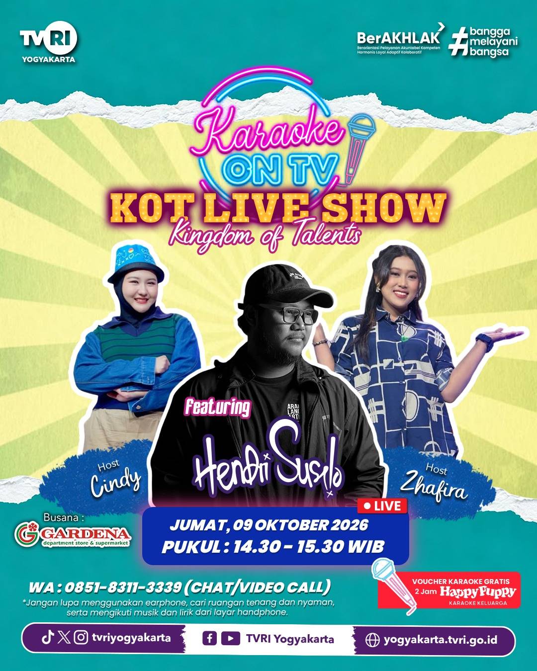 KAROKE ON TV JUM'AT 09 OKTOBER 2026