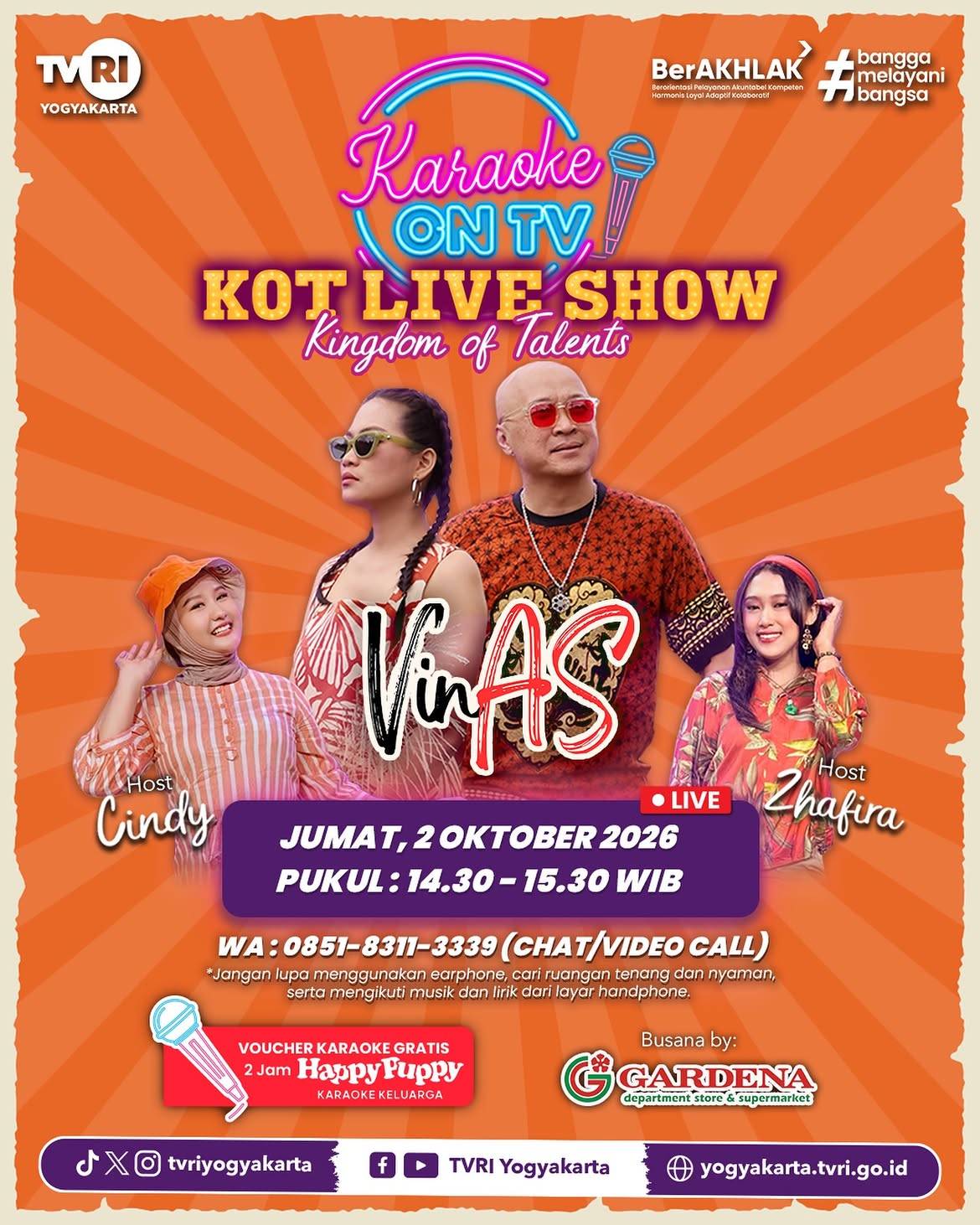 KAROKE ON TV JUM'AT 02 OKTOBER 2026