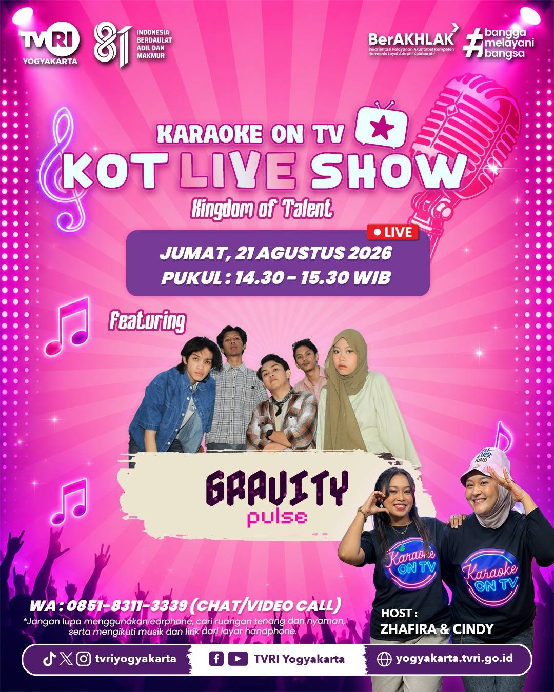 KAROKE ON TV JUM'AT 21 AGUSTUS 2026 LIVE
