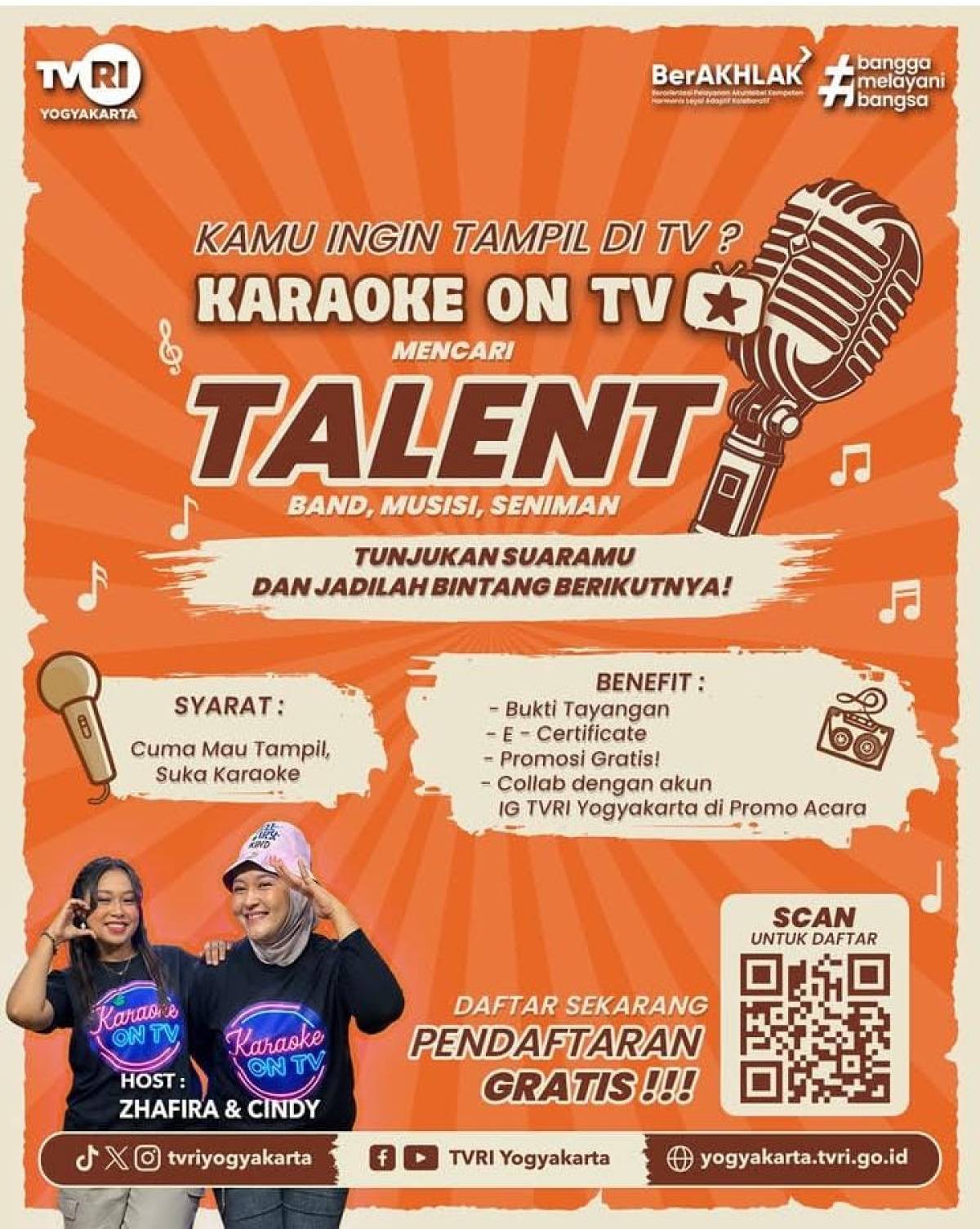 Rekrtumen Talent Karoke ON TV