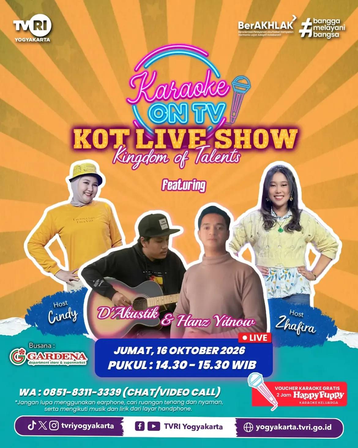 KAROKE ON TV JUM'AT 16 OKTOBER 2026