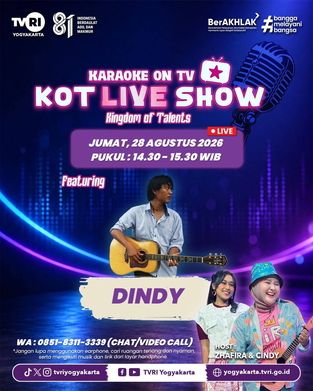 KAROKE ON TV JUM'AT 28 AGUSTUS 2026
