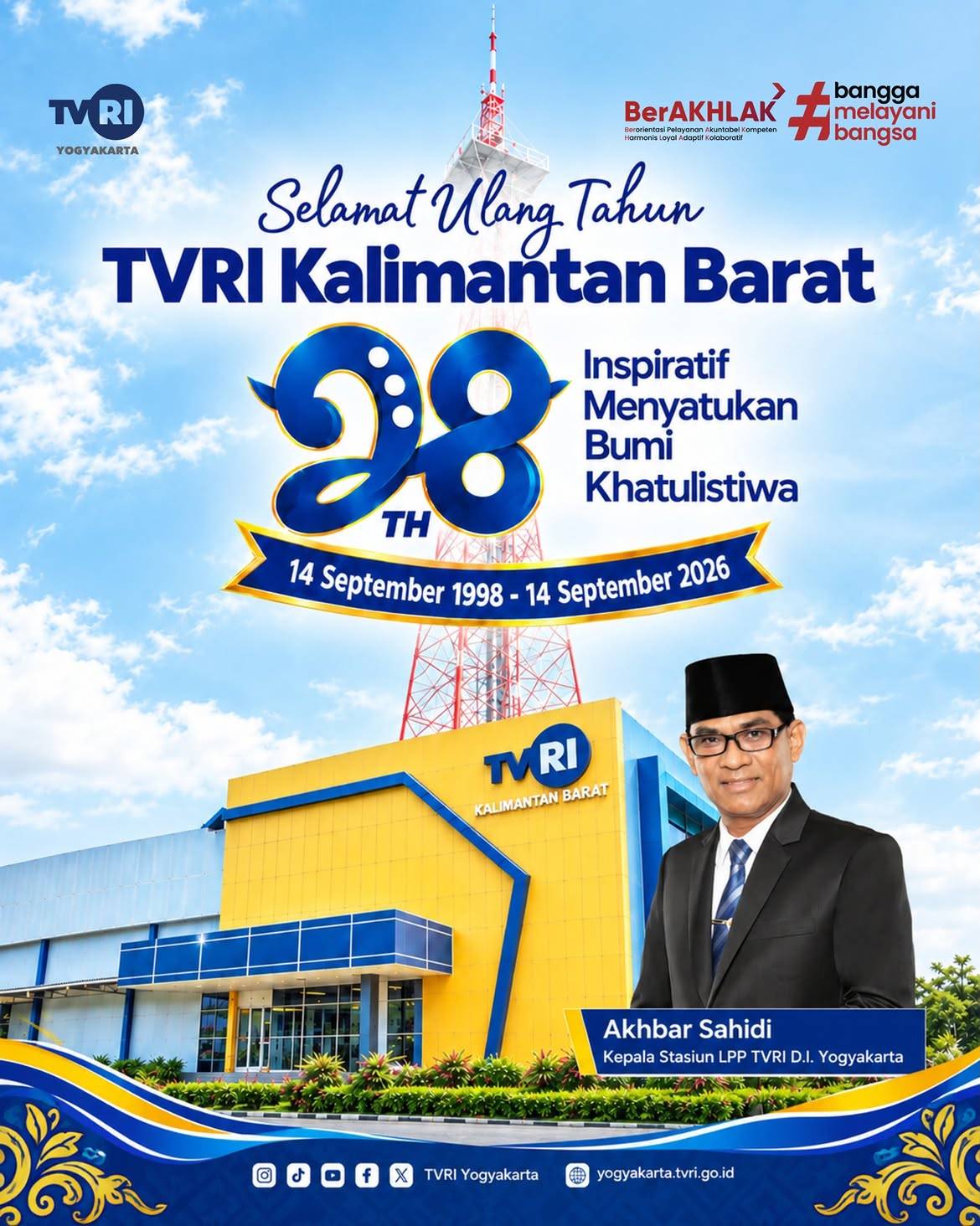 SELAMAT ULANG TAHUN TVRI KALAIMAN BARAT